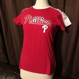 Philadelphia Phillies Ladies Fit Baseball Tee